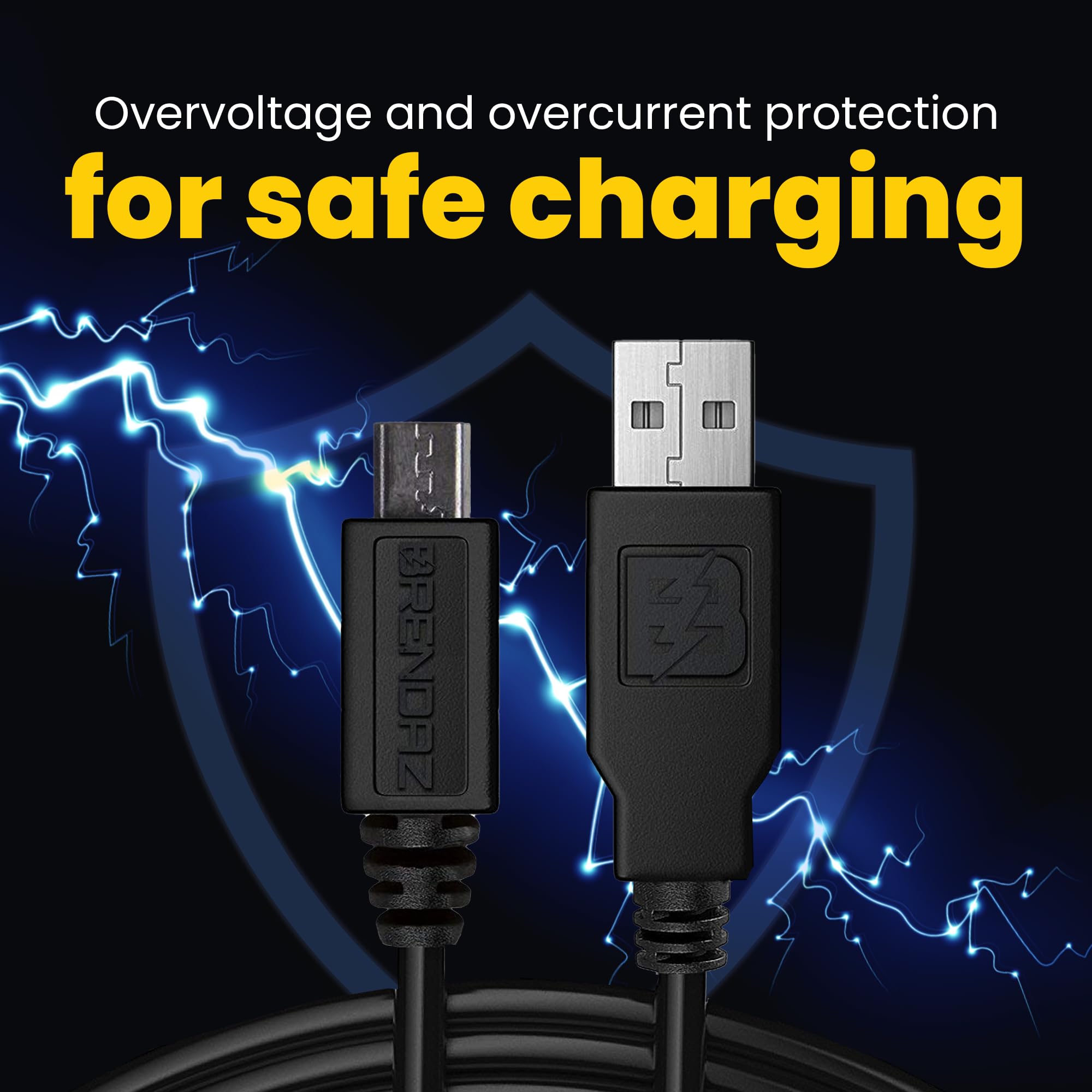 Cavo micro USB da 4,6 m, cavo di ricarica e trasferimento dati Android, compatibile con Kindle Fire HD, 6 7 8 10 (1-8a generazione), tablet Kindle Paperwhite, altoparlanti Bluetooth, cuffie (4,6 m)