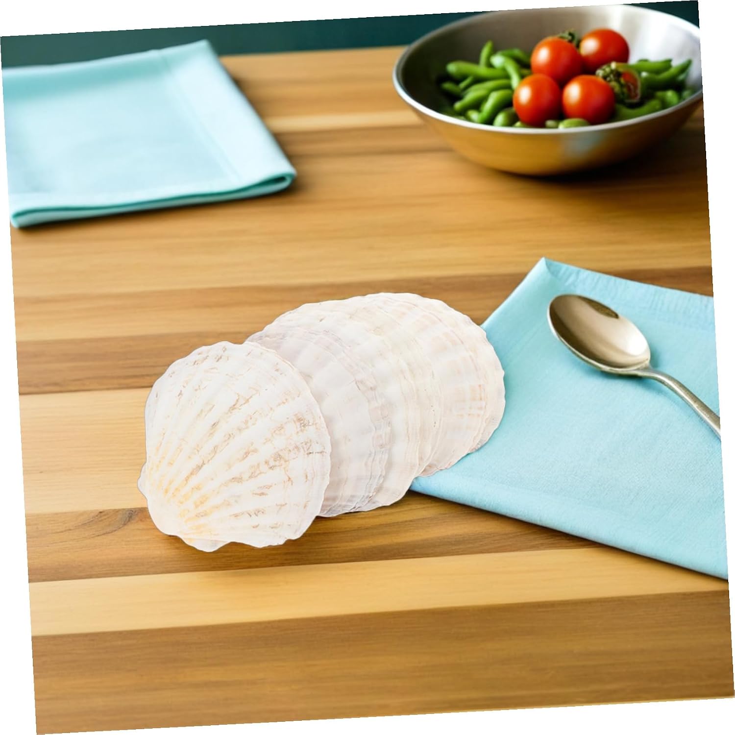 PRETYZOOM 12Pcs for Cooking and Steaming for Grilling Baking and Decorating Scallop Shells