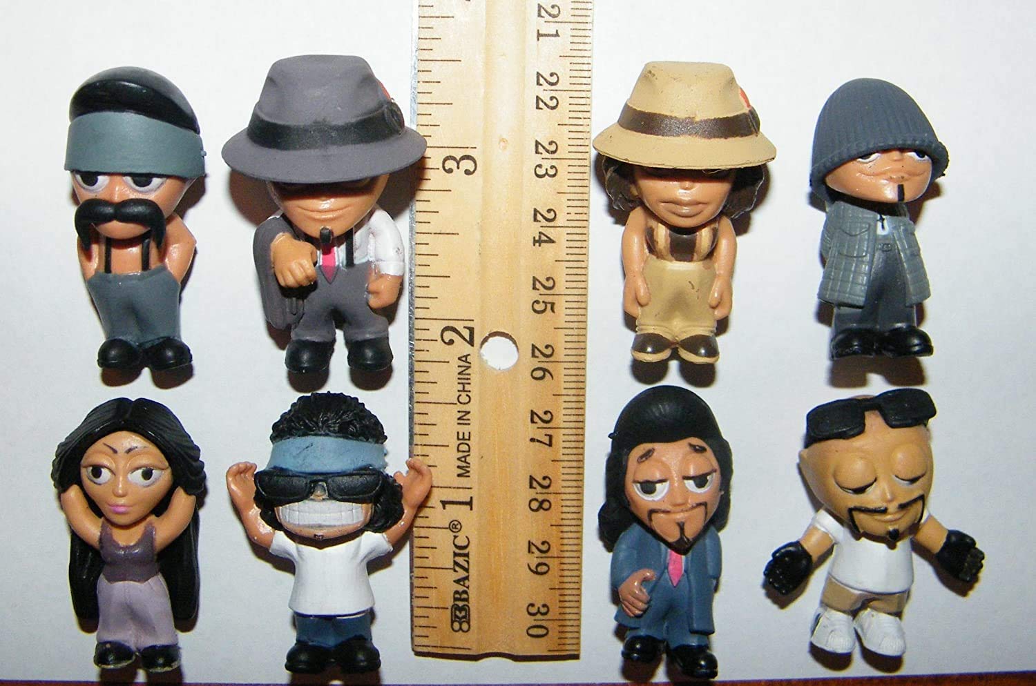 Homies Big Heads Figure Set of 8 with new Funny Big Heads