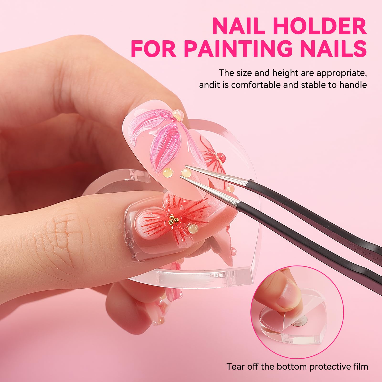 Press On Nail Stand - Magnetic Nail Art Display -4