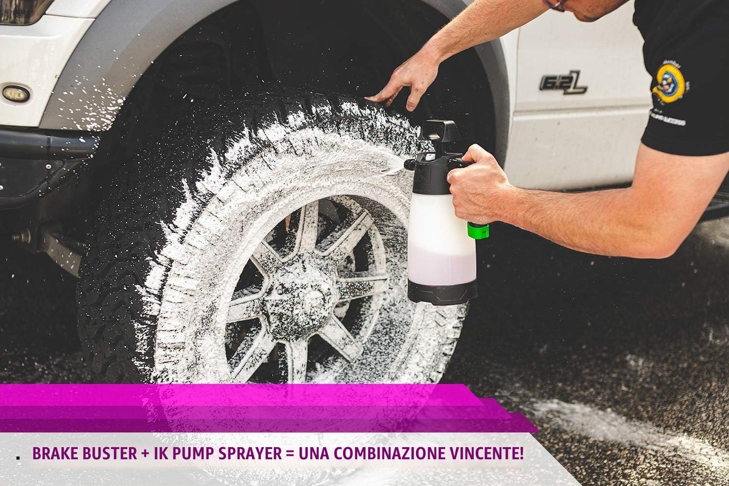 Manwe P&S Professional Detail Products - Brake Buster Wheel Cleaner - Non Acid, Removes Brake Dust, Oil, Dirt, Light Corrosion (1 Gallon)
