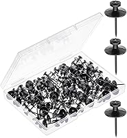 Vista 10 de Mr. Pen Uñas de doble cabeza, 4 tamaños, paquete de 40 unidades, color negro