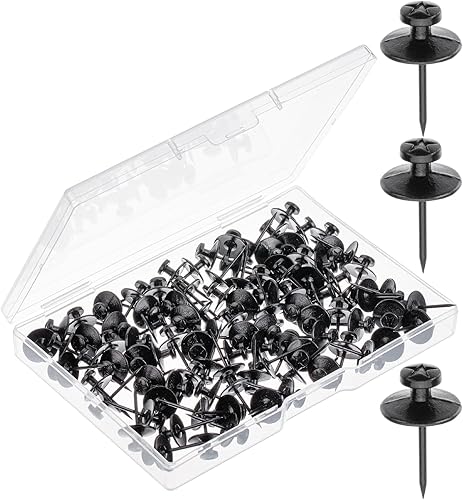 Miniatura 11 de Mr. Pen Clavos de doble cabeza para cuadros - Paquete de 50, plateados, Tachuelas para colgar en la pared