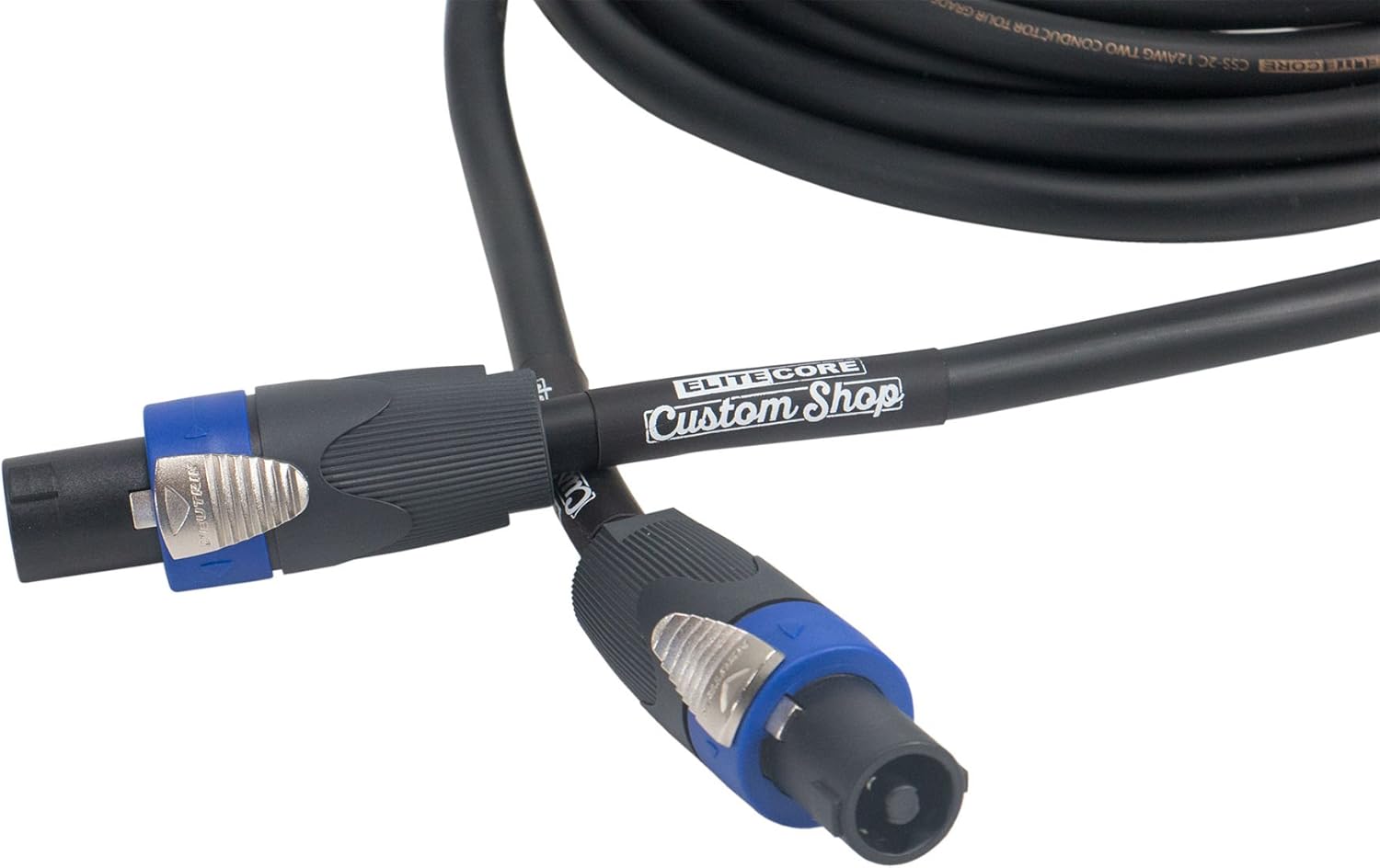 Elite Core | Tour-Grade Speaker Cable | 13 AWG, 4-Conductor Genuine Neutrik NL4FX | Lifetime Warranty | 10' ft