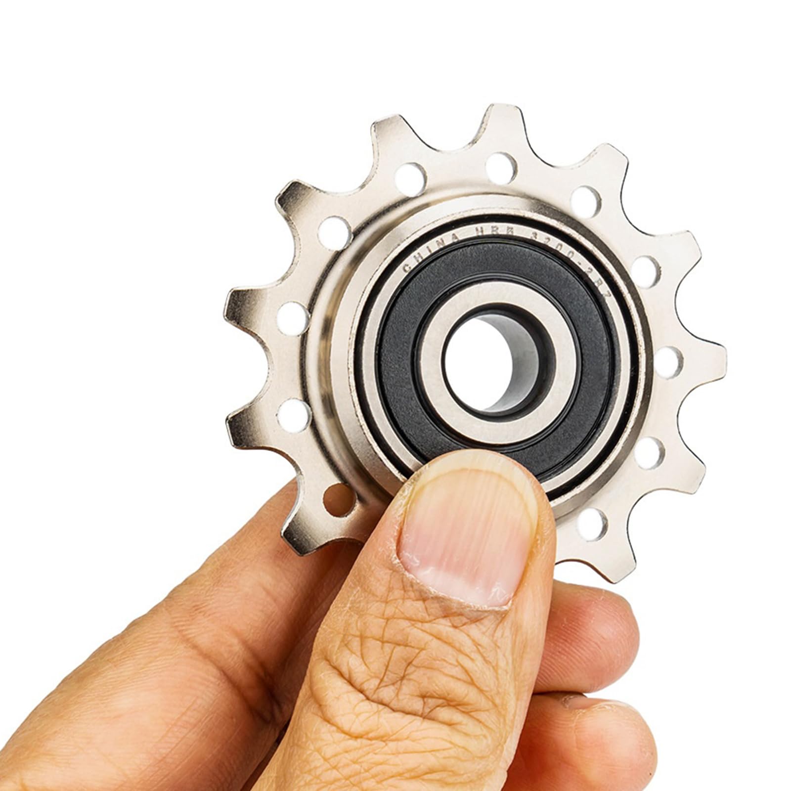 Sospensione Perni alti Pulegge tenditrici Bici 13T Ruota guida in acciaio Pulegge guida deragliatore posteriore Deragliatore posteriore facile da installare
