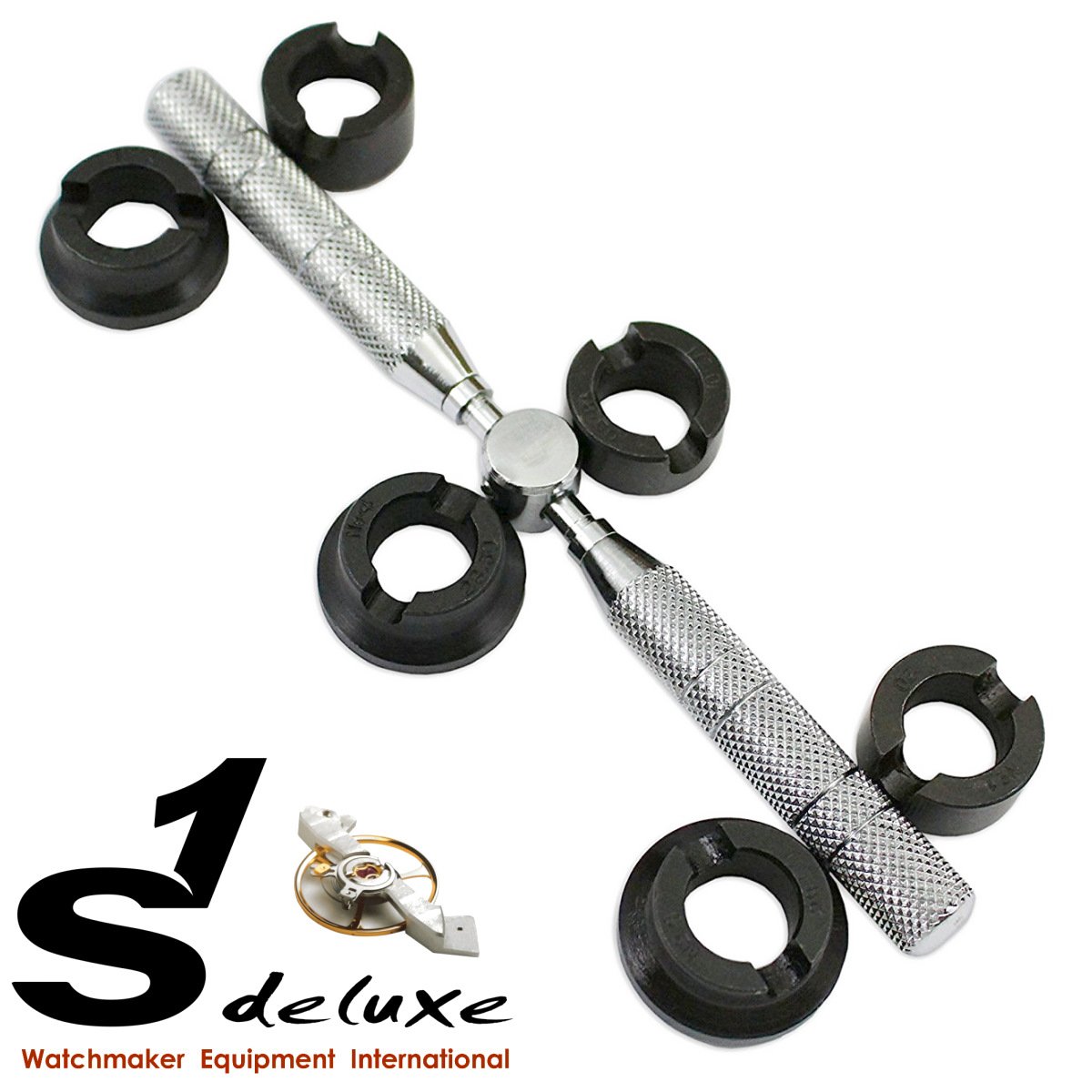 Gehäuseöffner S1 DELUXE - Uhrenwerkzeug zum Öffnen von RLX und TDR Uhren sowie Nachbauten