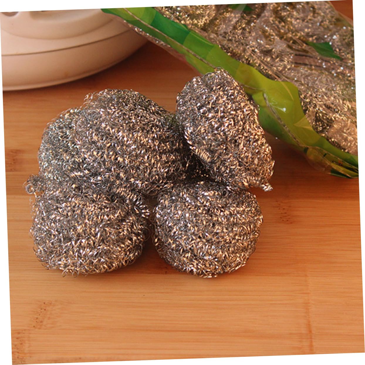 3 Series Estropajos Inoxidables para Limpieza De Utensilios De Cocina Esponjas De Alambre para Fregar Ollas Y Sartenes para Eliminación De Grasa Y Suciedad 20 Piezas*3
