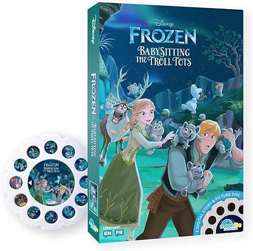 Miniatura 1 de Moonlite Storytime Frozen Babysitting The Tots - Carrete de cuentos, una forma mágica de leer juntos, historia digital para proyector, efectos de