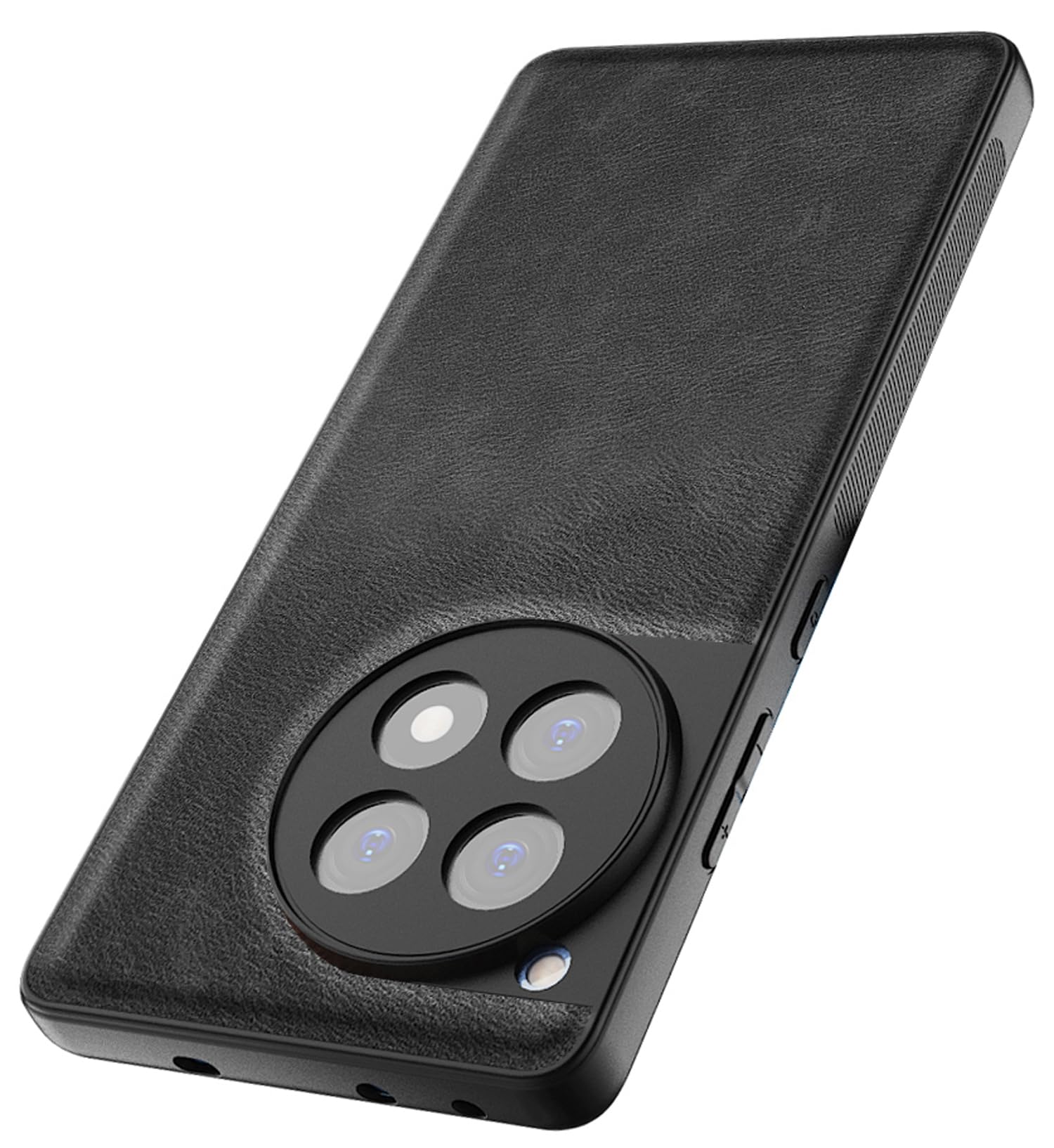 Kapa Tux Leather Back Cover for Oneplus 12R | Slim Shockproof Camera Protection Bumper Case (Black) (B0D2DC3VGS) Amazon Price History, Amazon Price Tracker