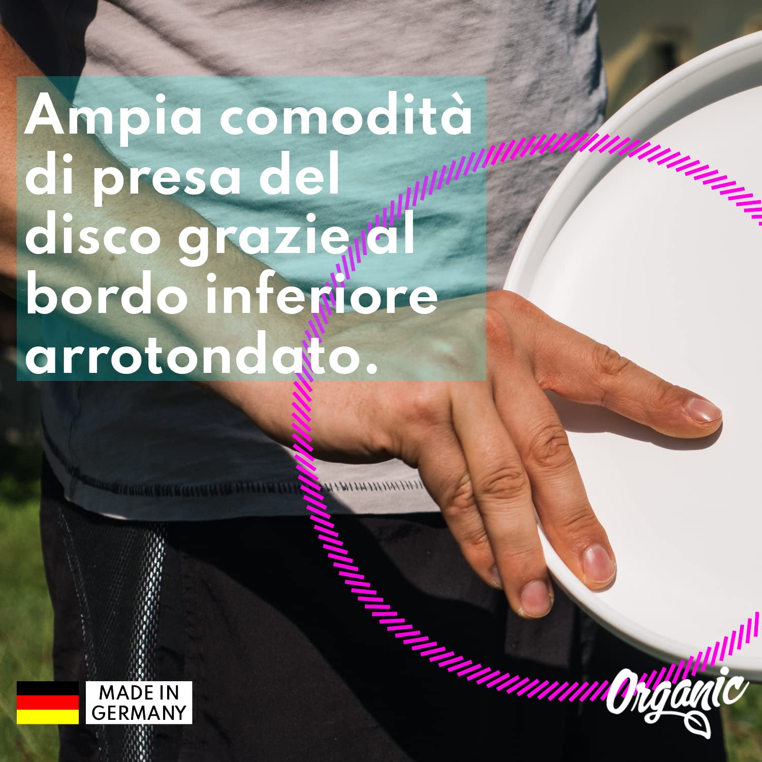 Euro Disco Ultimate Frisbee 175g Rainbow Duro