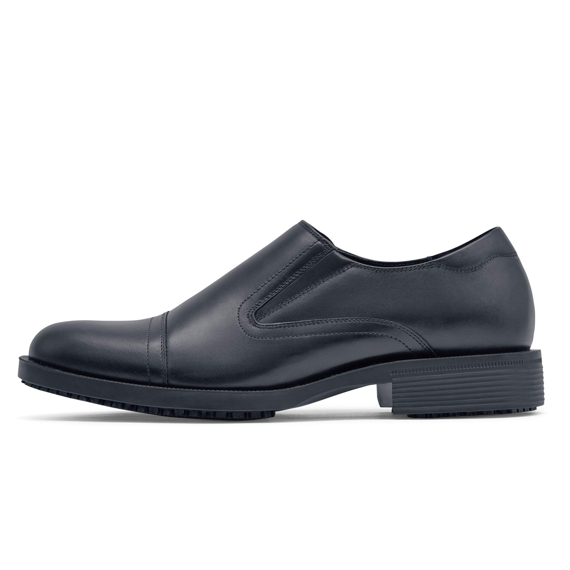 Shoes for Crews Schuhe Statesman – Bequeme Lederschuhe, gepolsterte Einlegesohlen, Rutschhemmende Laufsohle, klassischer Stil für Büro - für Herren