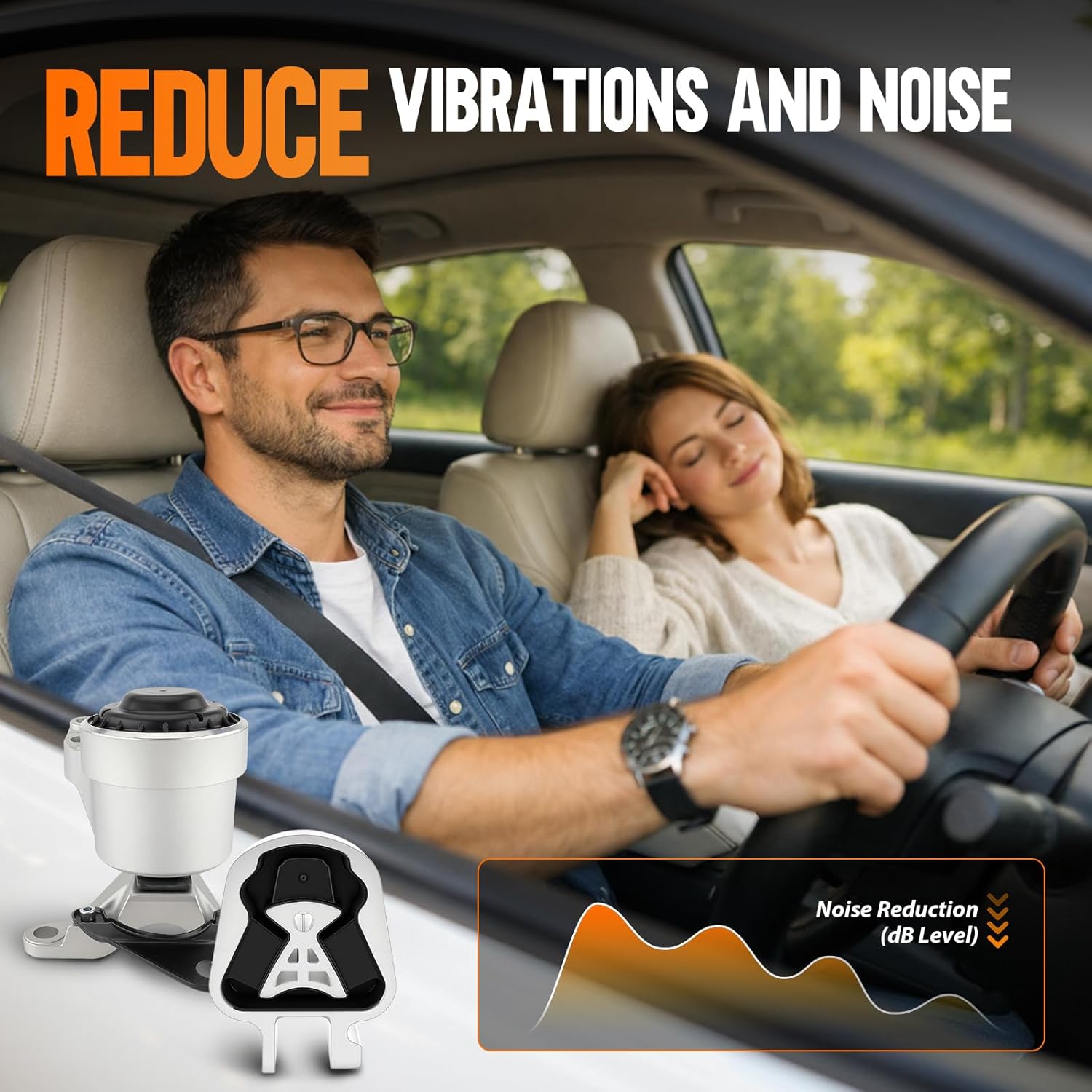 AUTOKAY Motor Mount Set of 3 A5767 A5603 A5606 for Ford Fusion 13-18 2.0L Engine at Auto Transmission