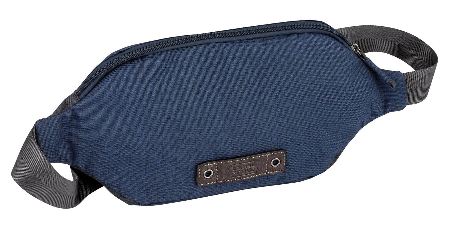 camel active Satipo Herren Gürteltasche Bauchtasche Klein Blau