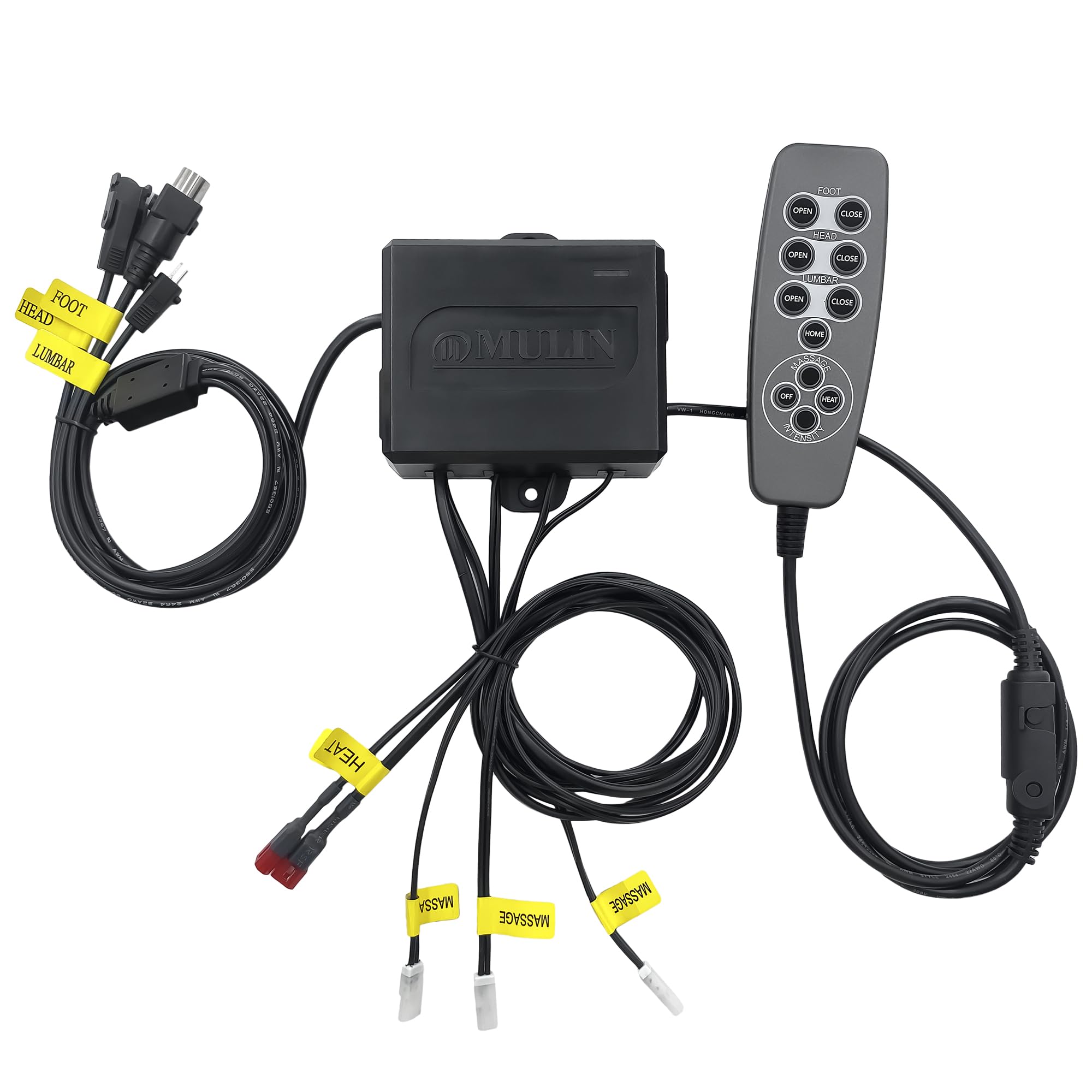 MLSK91-A1 - Mando a distancia de 11 botones con USB y caja de control para sillas elevadoras reclinables eléctricas