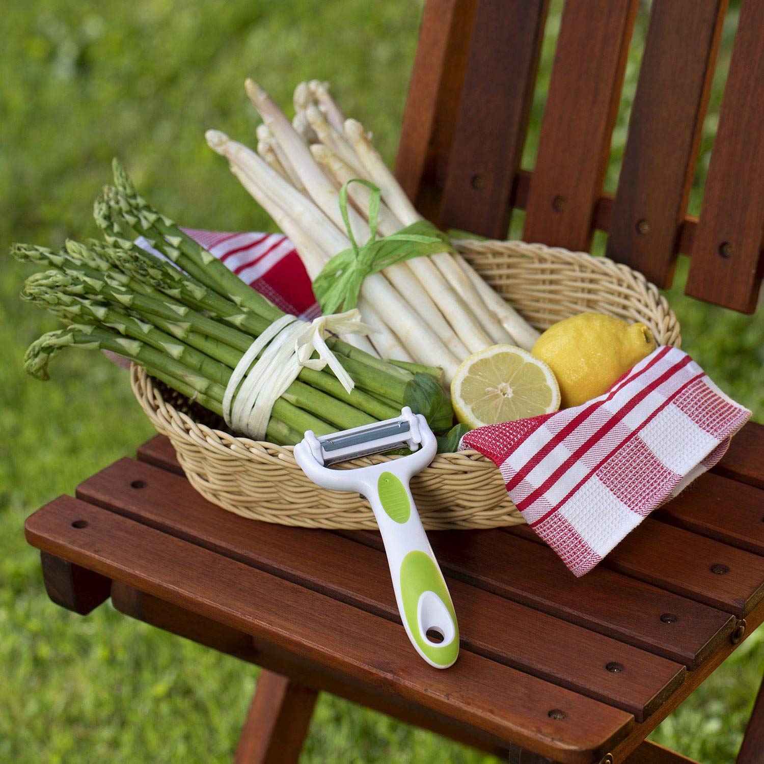 Westmark 10582280 3 in 1 Julienne and Vegetable Peeler, Tomato Peeler, Cutter, Slicer