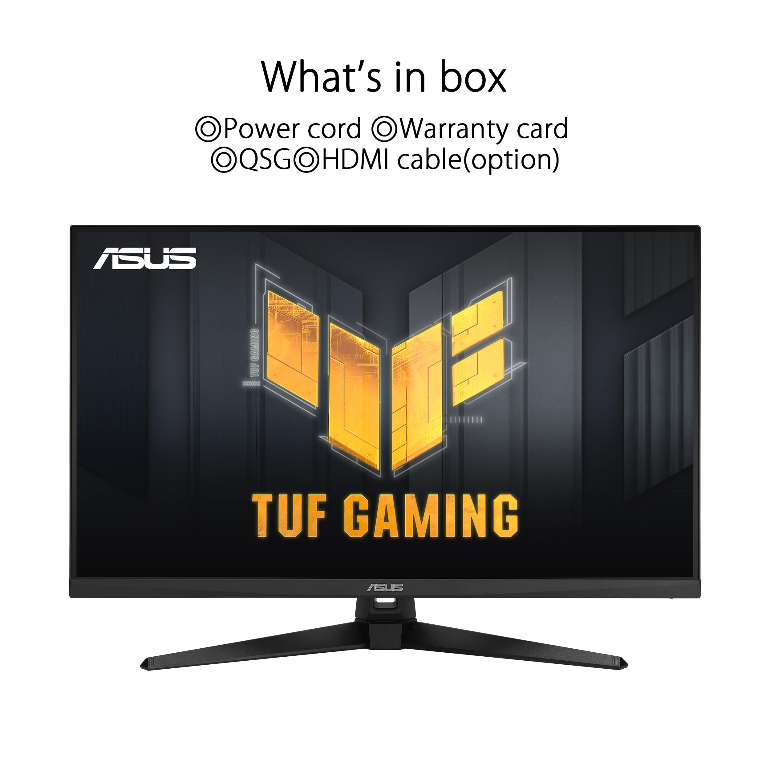 ASUS Monitor TUF Gaming VG328QA1A 32" Full HD (Overclock de hasta 170Hz (165Hz nativo), Extreme Low Motion Blur, FreeSync Premium, 1ms (MPRT), Shadow Boost)
