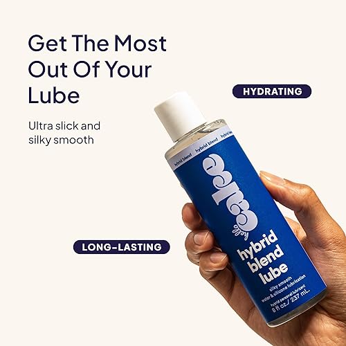 Miniatura 5 de Hello Cake Lubricante híbrido  Lubricante personal de silicona y a base de agua, seguro para todos los materiales de juguetes, ultra resbaladizo,