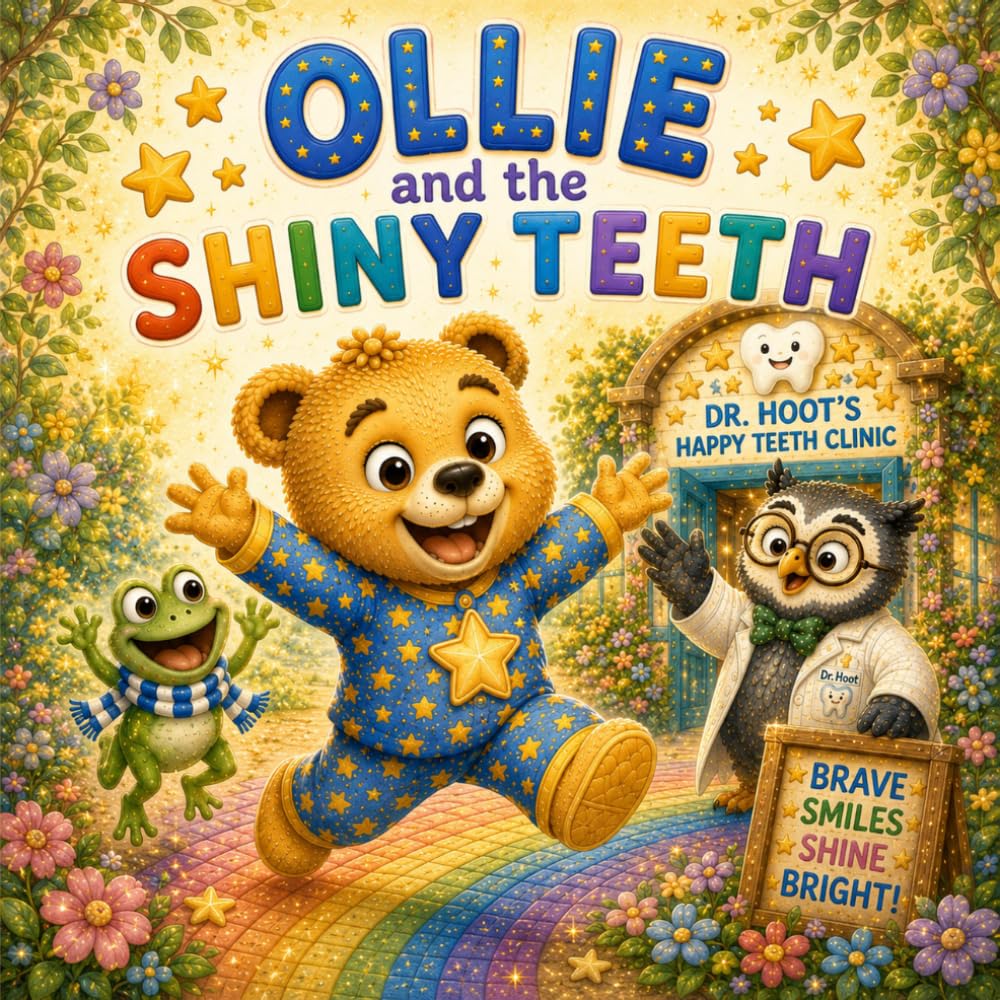 Ollie and the Shiny Teeth: A Story About Being Brave at the Dentist | A Funny First-Visit Guide for Ages 2-4 (Ollie's Big Bear Adventures)