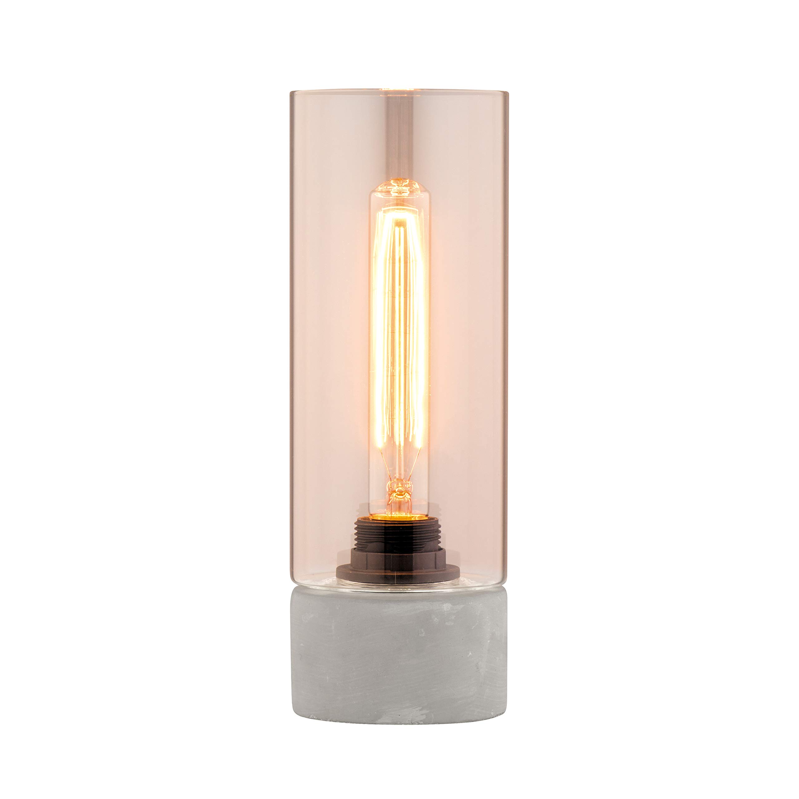 Verve Design Concrete Abel Table Lamp Glass