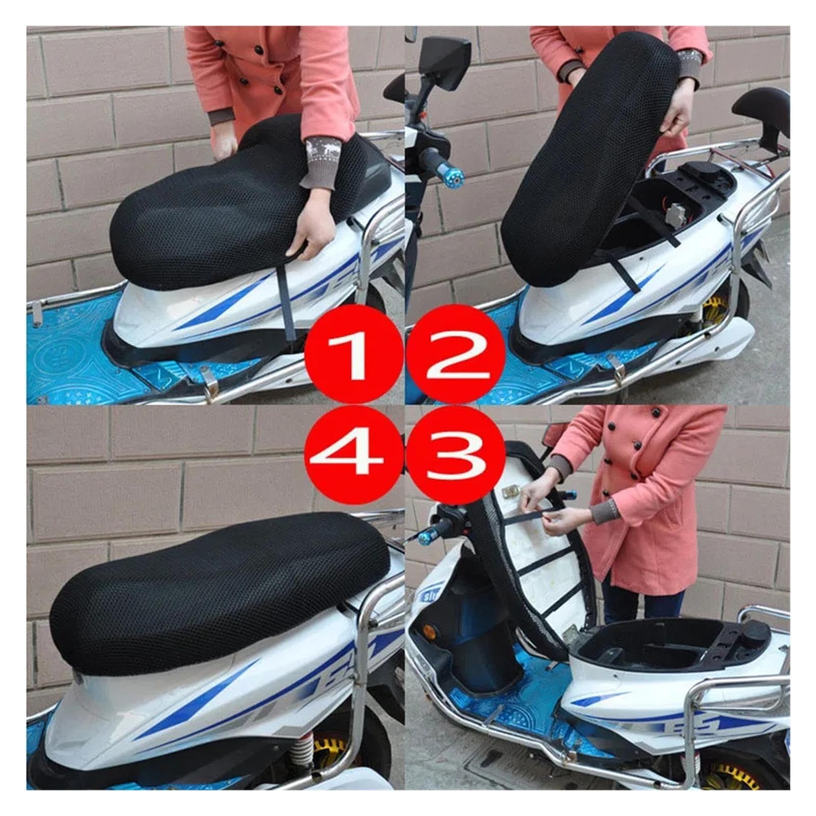 Coprisella Cuscino Per Coprisedile Moto Cuscino Coprisedile Moto