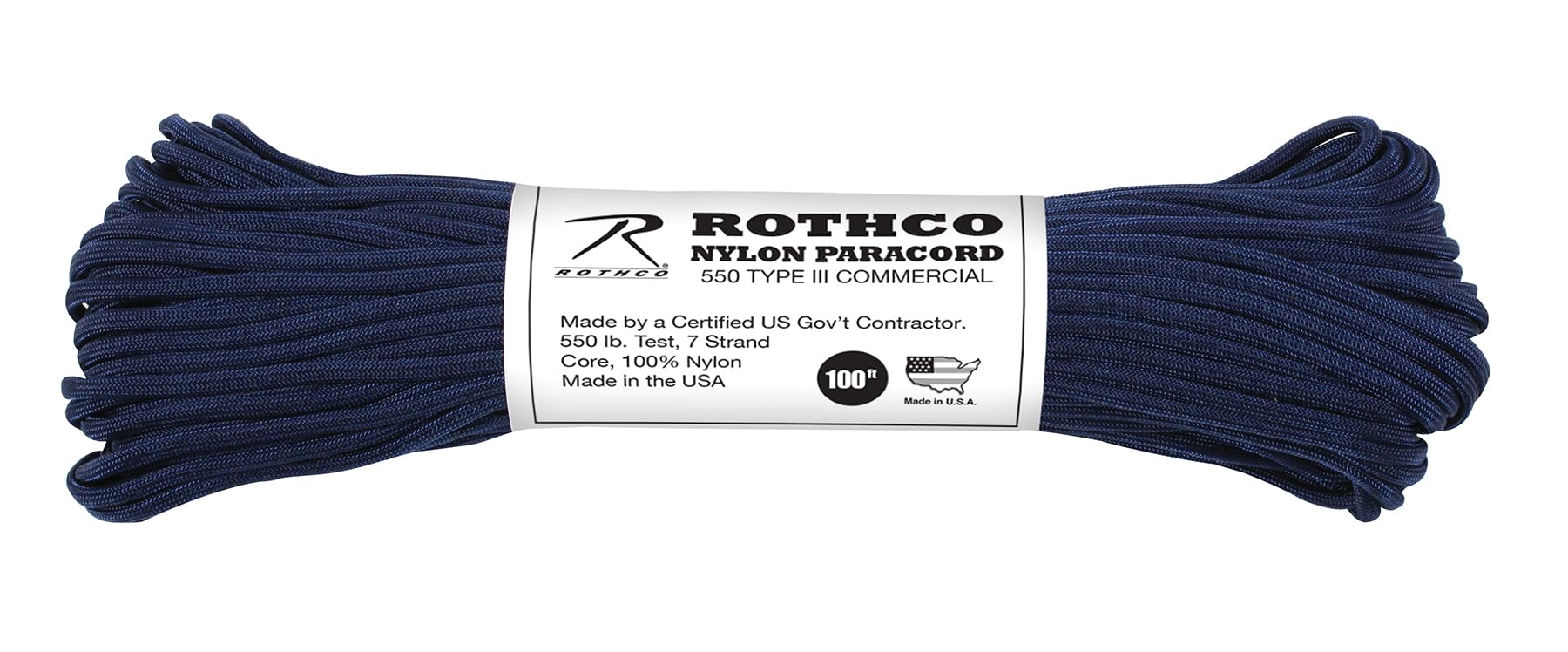 Paracorde 550 Rothco 100 ft pour réparer et attacher vos tentes