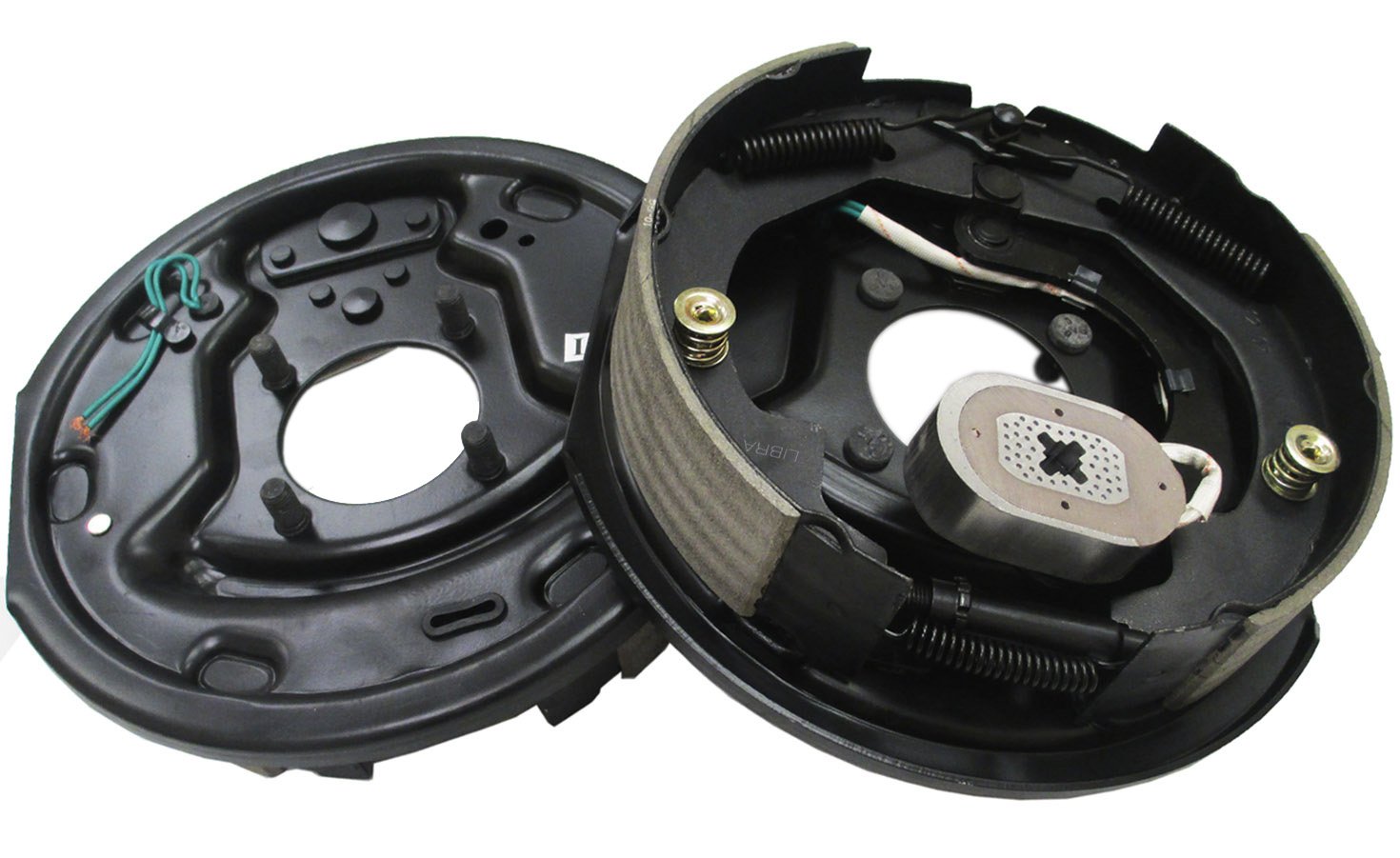 LIBRA 5 on 4.5" B.C. Trailer Hub Drum Kits with 10" x2-1/4 Electric Brakes for 3500 Lbs Axle