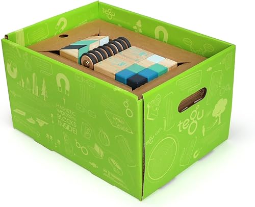 Miniatura 3 de Tegu set de 130 piezas de madera magnéticas para el aula, talla única , Future