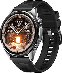 Smartwatch, HUAWEI WATCH GT 6 46mm, Potenciômetro de Ciclismo no Pulso, Bateria com Autonomia de Até 21 Dias, Bem-Estar Emocional Multidimensional, Compatível com iOS e Android, GPS Integrado, Preto