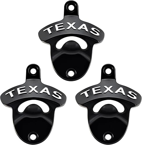 Miniatura 15 de TEXAS Abridor de botellas montado en la pared abrebotellas de cerveza abrebotellas montado en la mesa cobre antiguo (3 piezas) Cobre Antiguo,Bronce