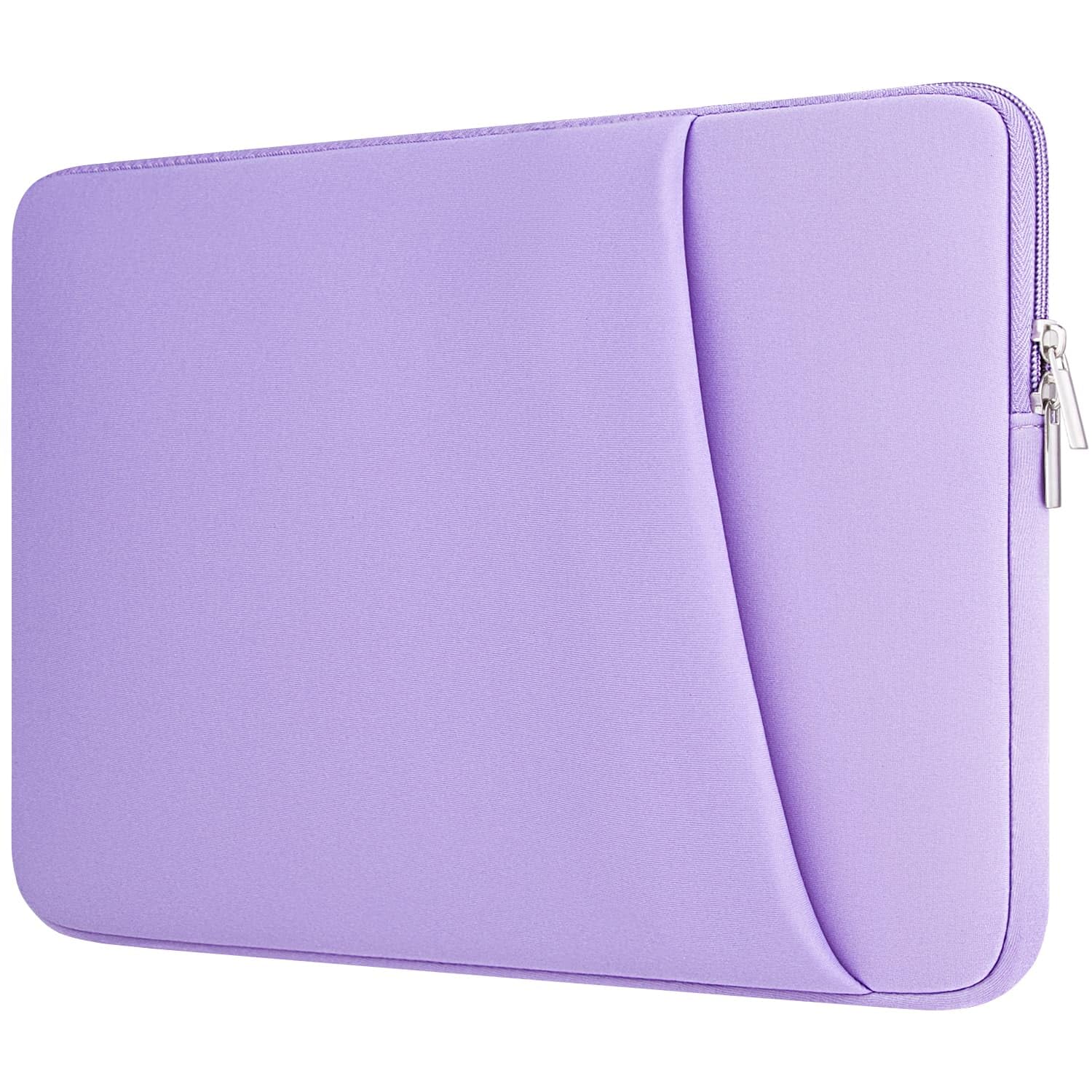 HEDUGO Laptop Sleeve Case with Zipper Accessory Pocket Compatible with 15.6 inches HP Dell Lenovo Asus Acer Padded Computer Pouch Cover Shockproof Protective for 15.6