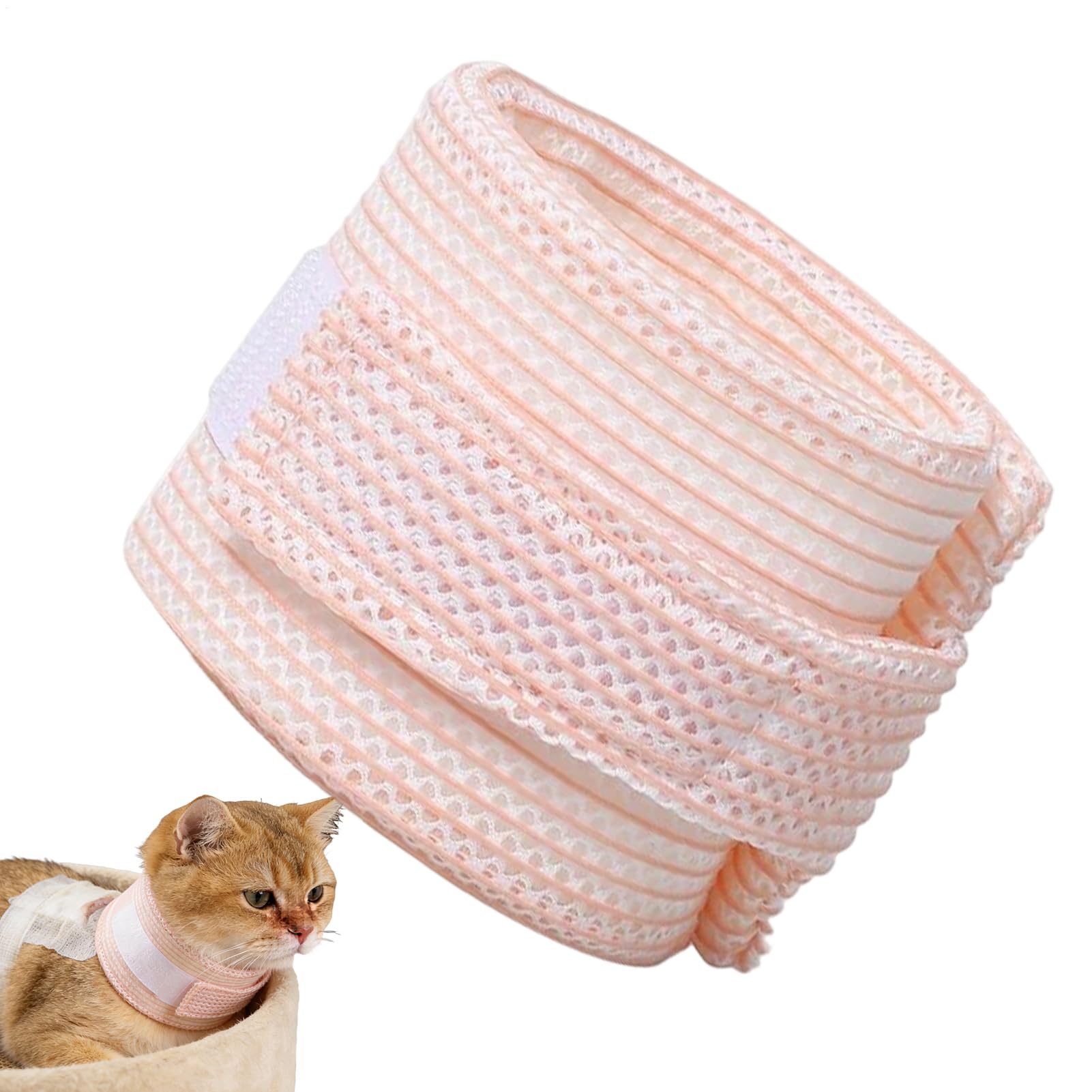 Cat Neck Cone - Cat Necks Wound Cover, Washable Waterproof Wound Protective Brace | Pet Neck Collar | For Small Medium Kittens Puppies Home Indoor Outdoor Walking Yard Garden Pet Accessories