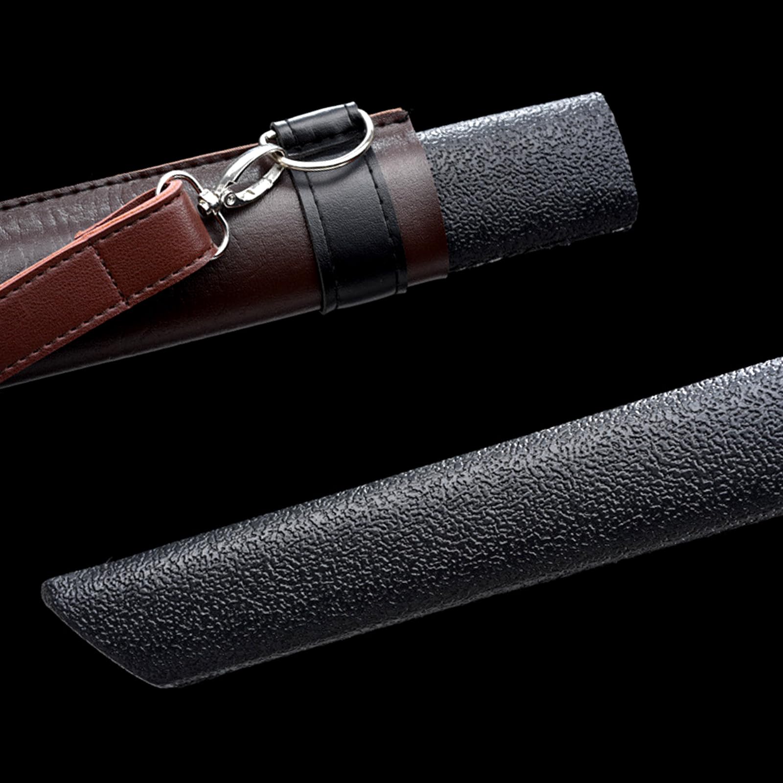 Espadas Rectas Hechas a Mano de 107 cm,Espada samurái de Palisandro Natural,Espada de Entrenamiento Katana de Madera para Regalos,exhibiciones,Cosplay,Artes Marciales,decoración