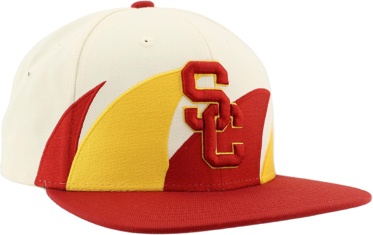 USC Trojans NCAA Officially Licensed Hat Flat Snapback Z11 Retro Sharktooth Team Color - Image 5