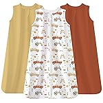 TotAha Sleep Sack 15-18-24 Months 3-Pack,Stretchy,Buttery Soft Sleeping Bag,Light Baby Wearable Blanket with 2-Way Safe Zippers for Boys Girls, 0.5 TOG