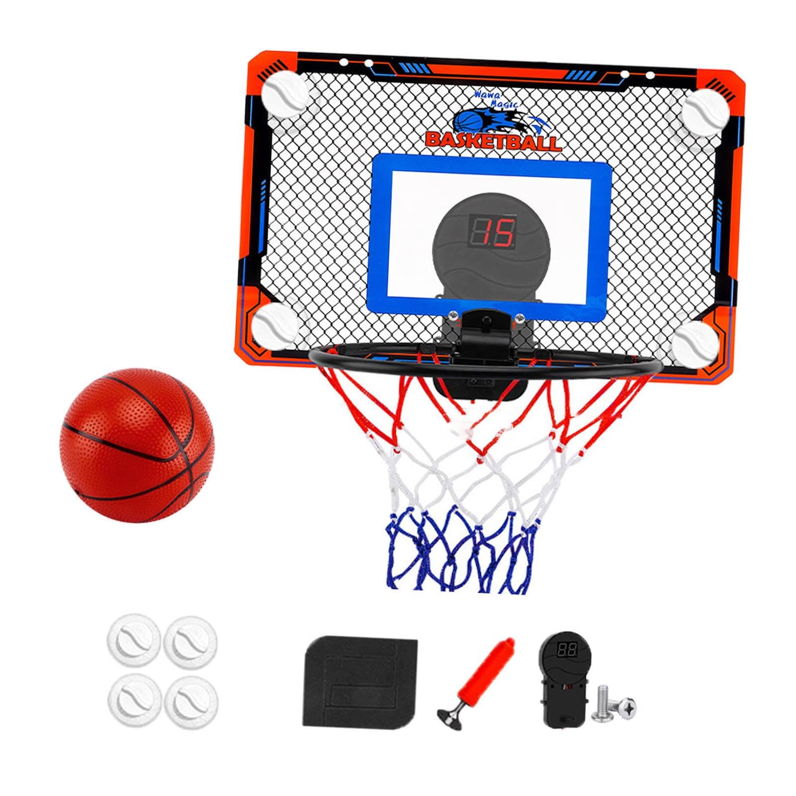 Wall Mounted Basketball Hoop Foldable Over The Door Mini Hoop for Boys Girls Large with Scoring | Sporting Goods | Team Sports | Basketball | Backboard Systems