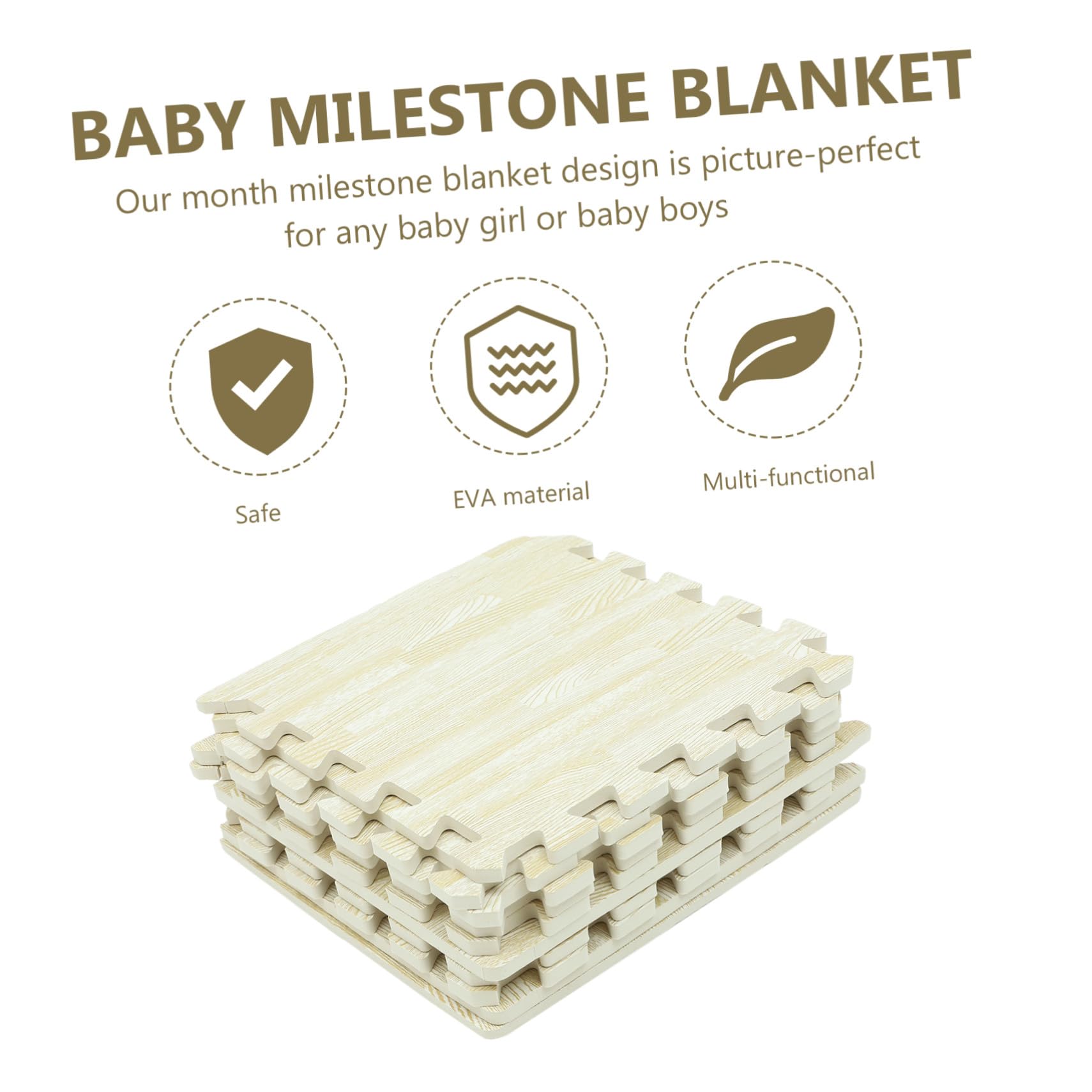 Colchoneta de Suelo para Bebés 10 Piezas 30x30x1 Cm Eva