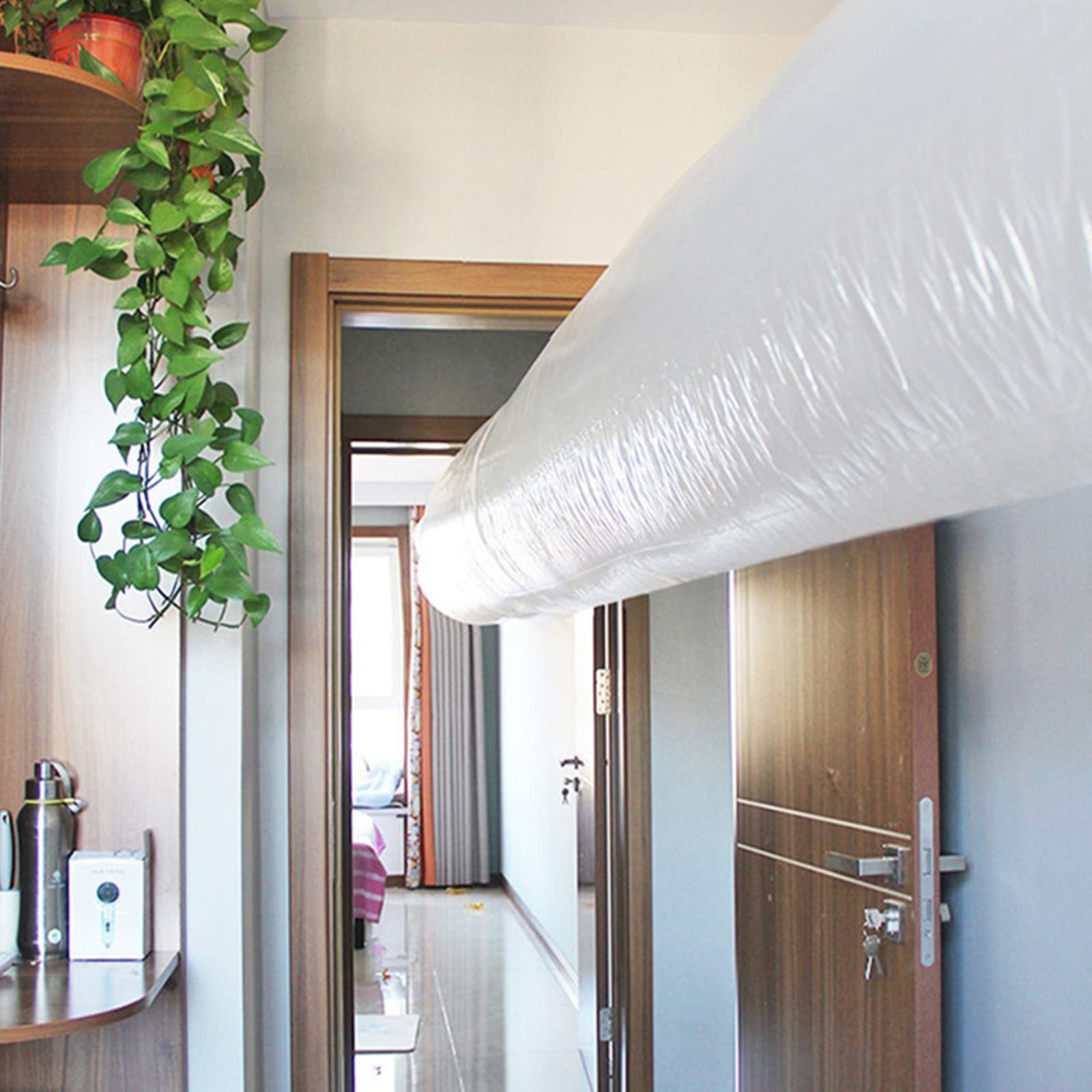 Manguera de Escape Para Aire Acondicionado Portátil - Bolsa de Soplado con Reemplazo de Manguera HDPE Para Ventilación