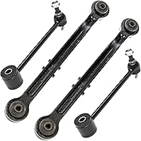 Vista 216 de Detroit Axle - 4 brazos de control de extremo delantero para Nissan Frontier Xterra 2000-2004 Brazos de control inferior y superior con rótulas