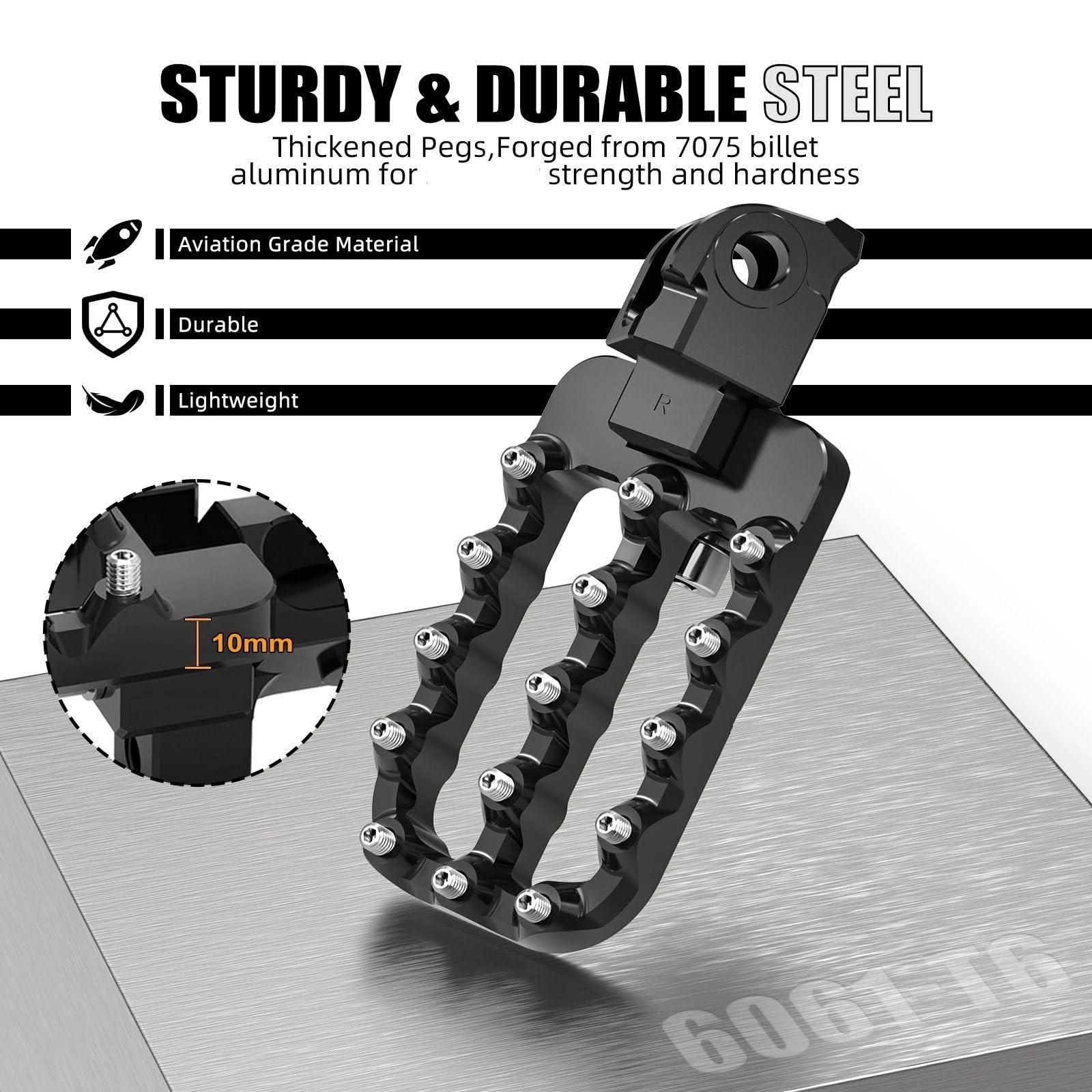wspornik Pedały Pasuje do Enduro 690 R SMCR 2008-2025 790 890 ADVENTURE/R 2019-2025 20mm dolny podnóżek pedał
