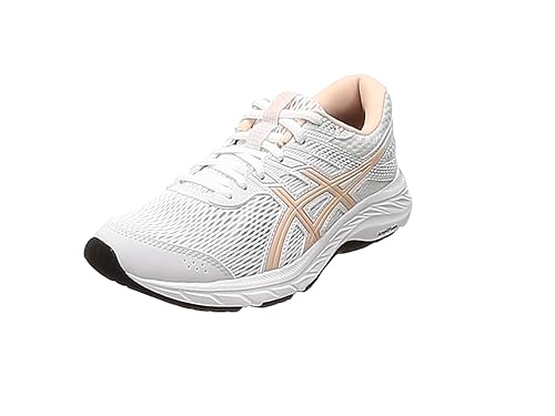 Amazon アシックス ランニングシューズ Lady Gel Contend 6 Amazon Co Jp限定カラーあり レディース ホワイト ブリーズ 25 5 Cm E Asics アシックス ランニング