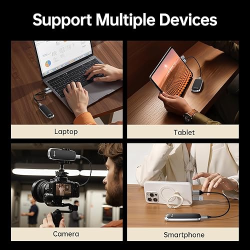 Vista 7 de PHIXERO P10PRO NVMe SSD externo de 2 TB, hasta 1050 MBs, USB 3.2 Gen2, incluye cable USB C 2 en 1, disco duro portátil para iPhone 1516