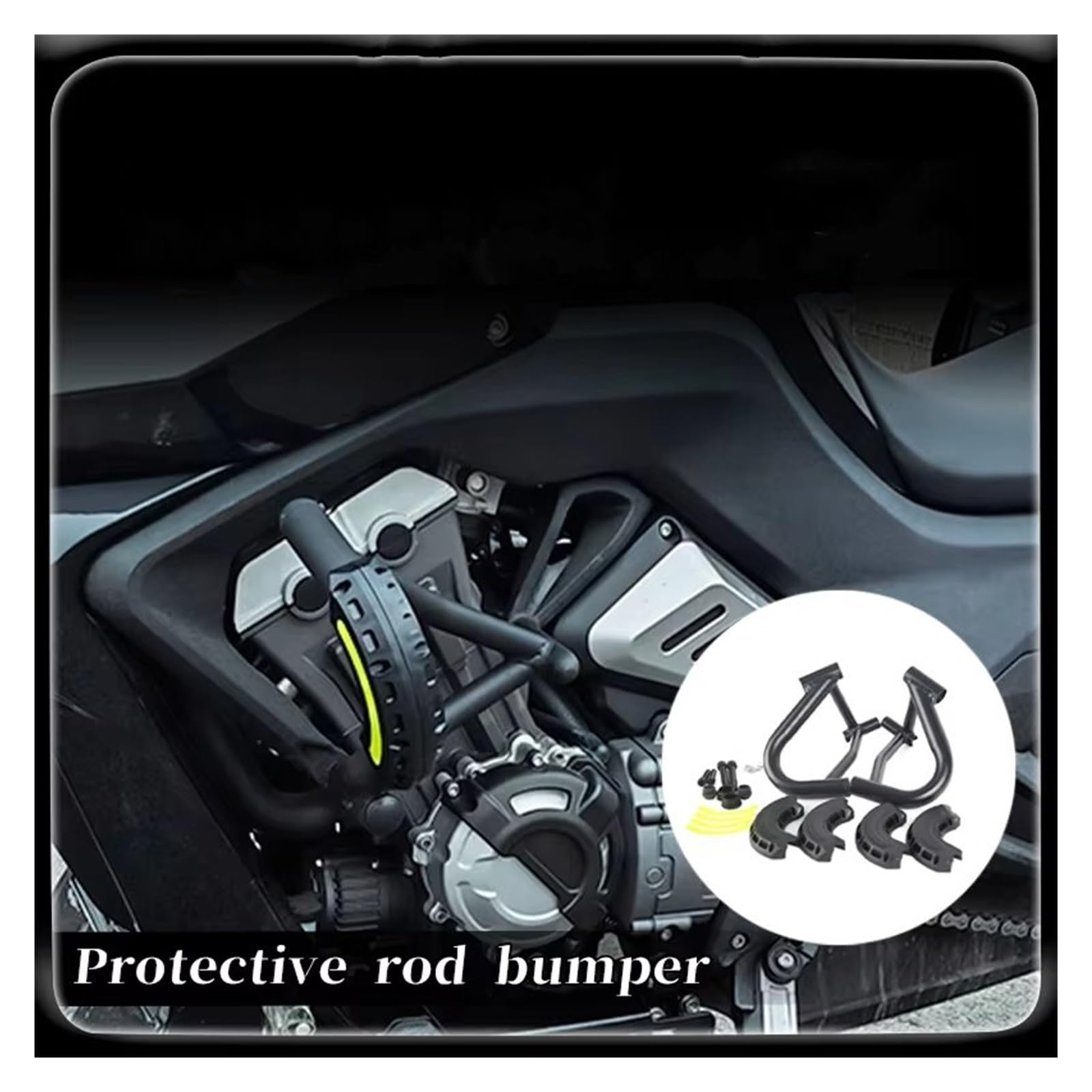 Paramotore Tubolare Per Benda Per LFC700 Protezione Motore Barra Protezione Autostradale Protezione Telaio Moto Paraurti Accessori Motorcycle motore Paraurti