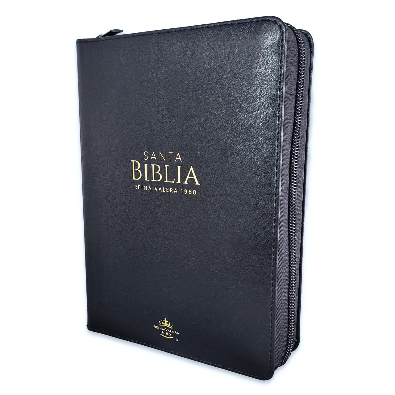 Biblia Clasica Compacta Reina Valera 1960 Letra 10 puntos con Cierre imit piel negro      Imitation Leather – January 1, 2026
