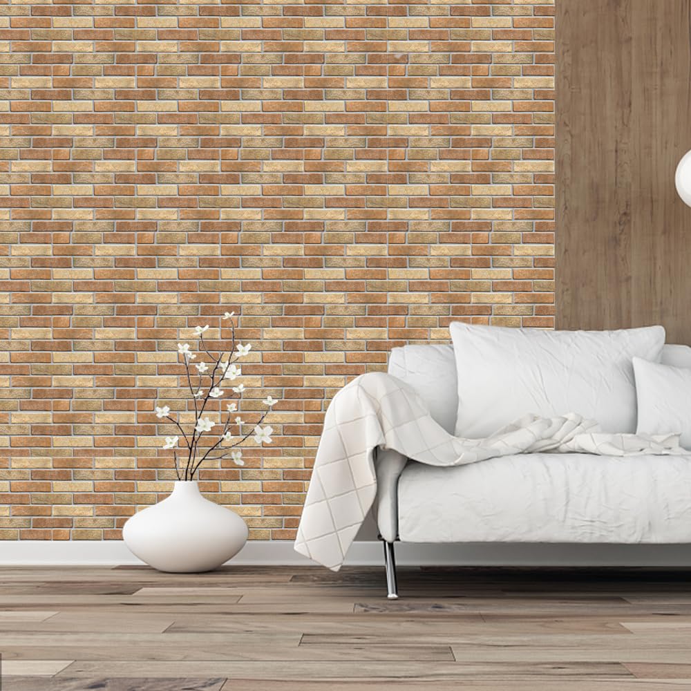 10 Pannelli Muro Autoadesivi 3D YapitHome - 30x30cm, PVC, Per Soggiorno, Bagno, Cucina - Foto 7