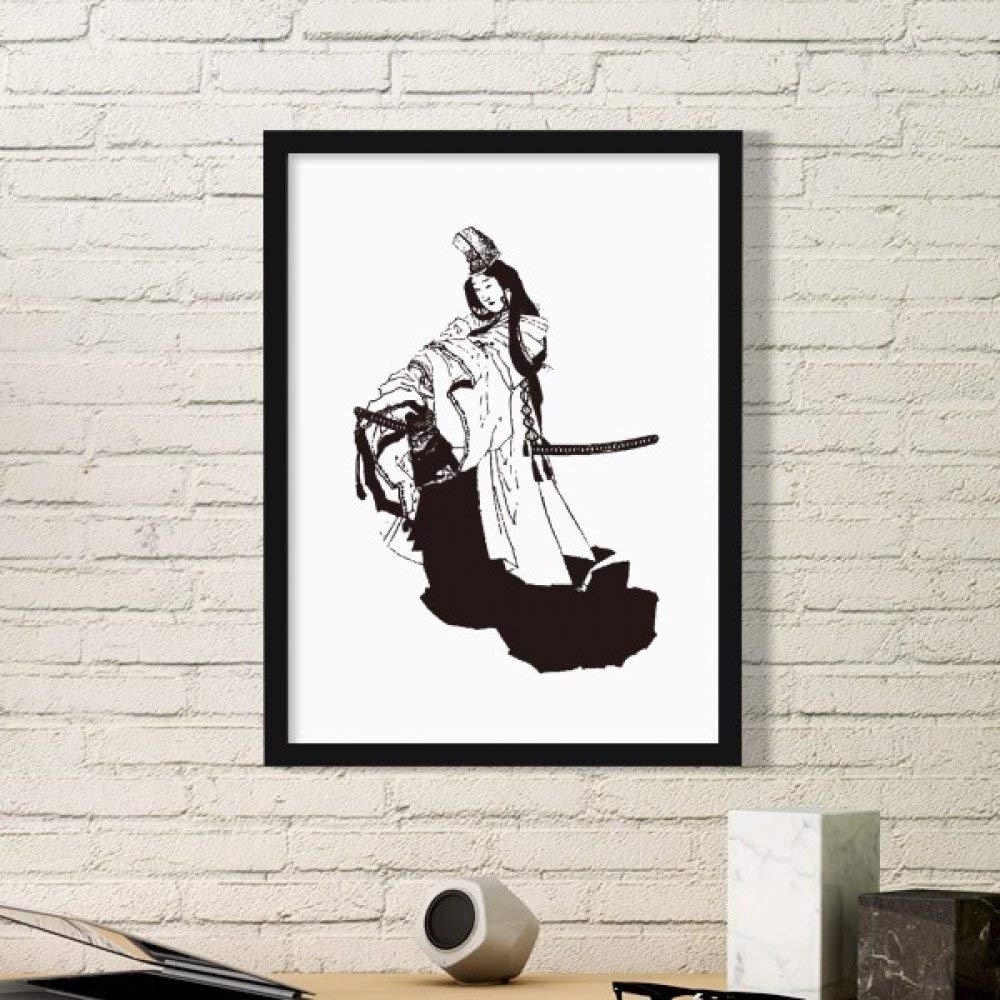 Cadre photo de style japonais pour décorer un salon ou un espace de bureau zen