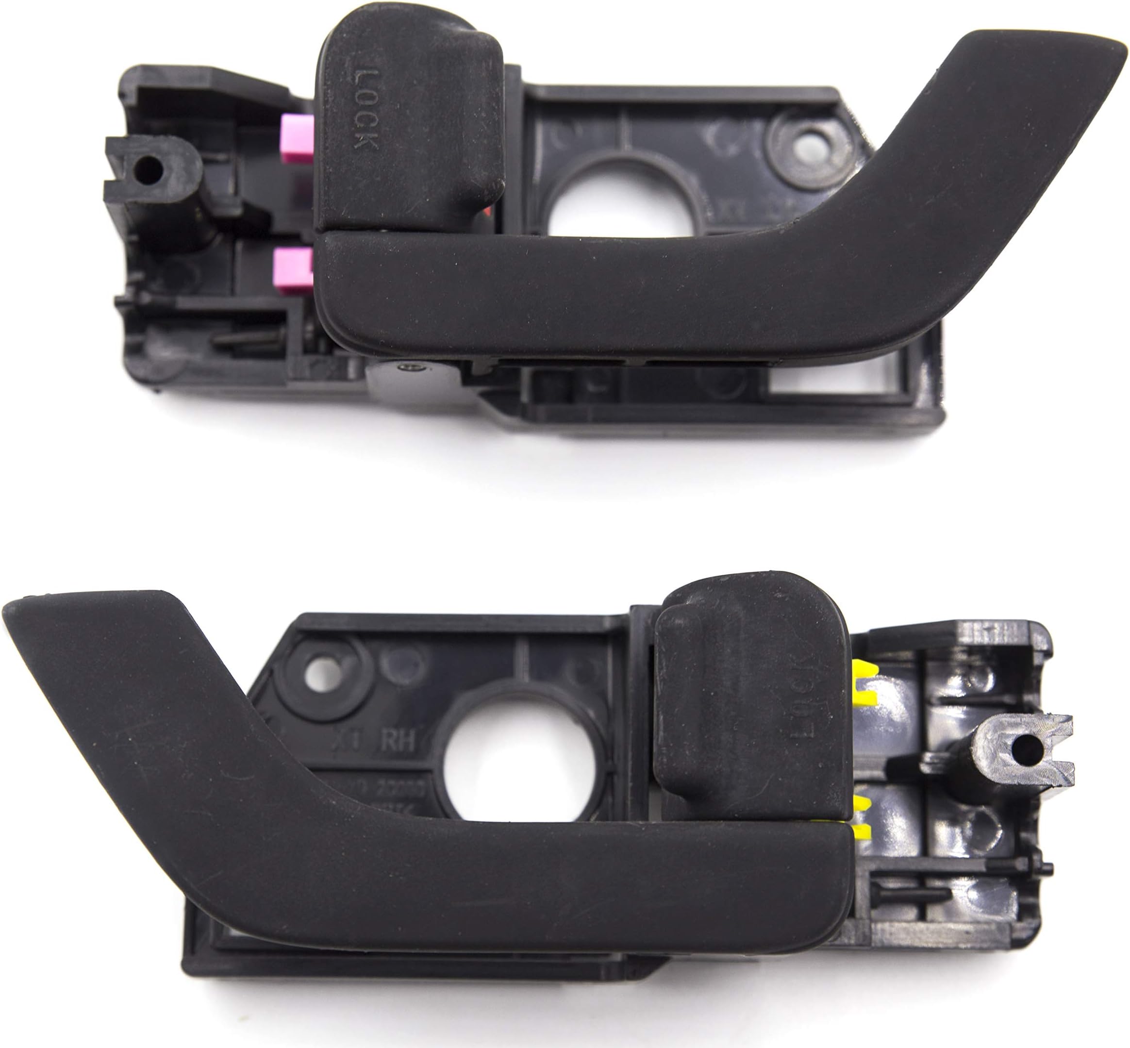 2Pcs Pair Interior Inside Door Handle Left Right Black 826102C000LK 826202C000LK For Hyundai Tiburon Coupe Tuscani 2003 2008
