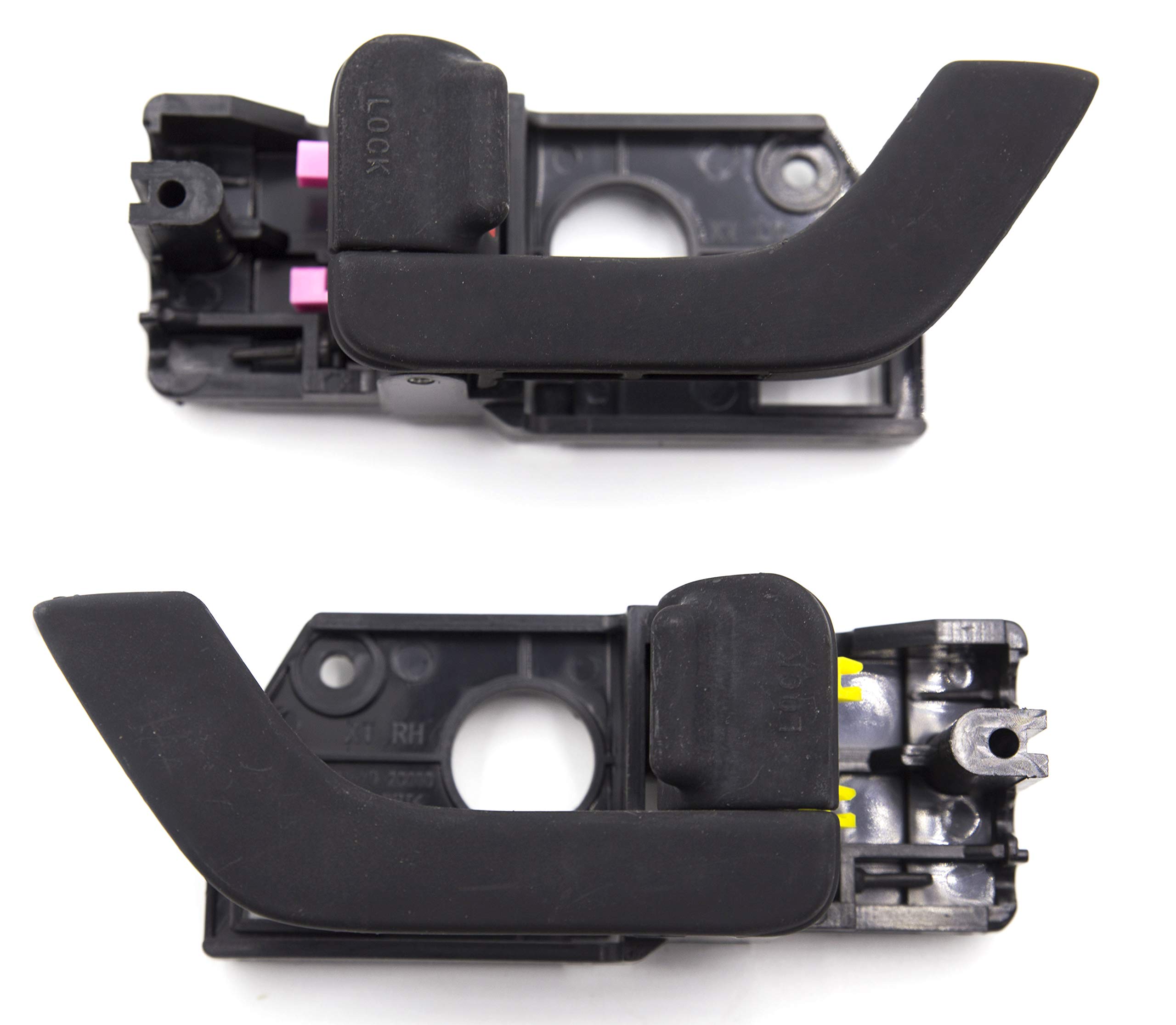 2Pcs Pair Interior Inside Door Handle Left Right Black 826102C000LK 826202C000LK For Hyundai Tiburon Coupe Tuscani 2003 2008