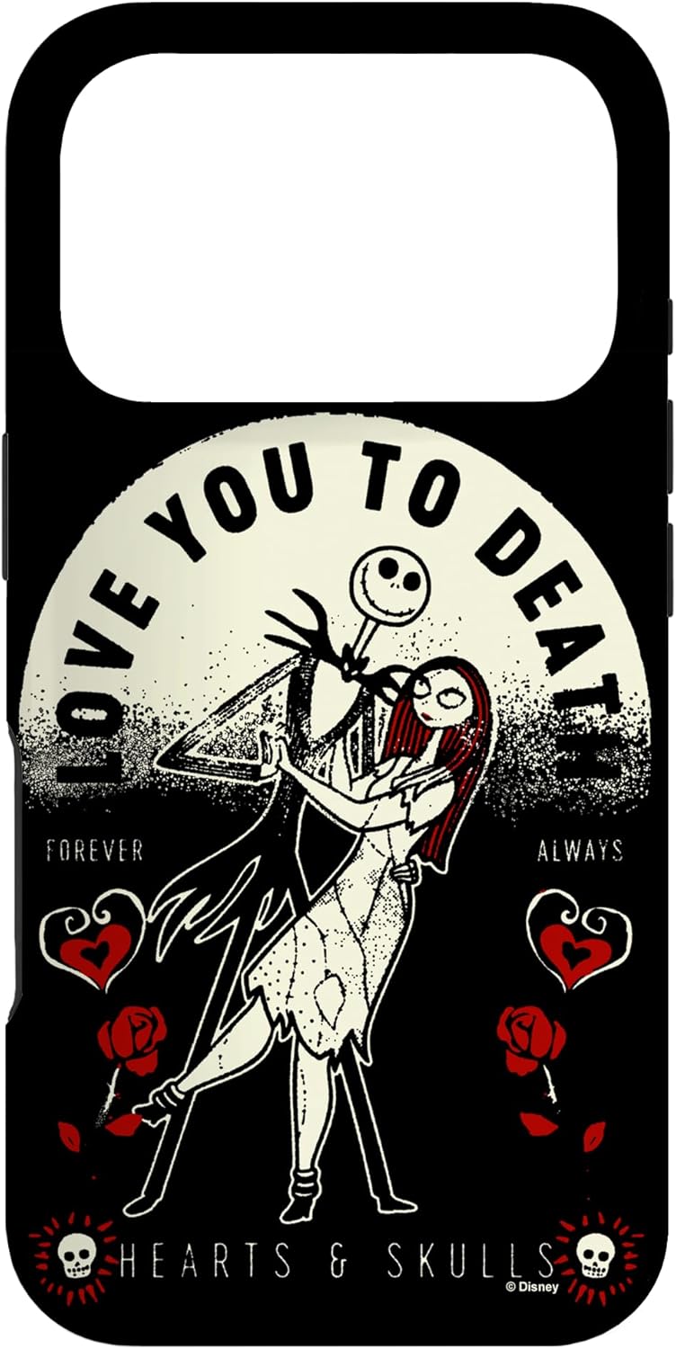 Disney Nightmare Before Christmas Valentine's Day Love You Case for iPhone 17 Pro
