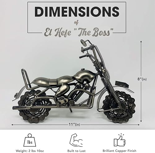 Miniatura 5 de Ciclos de chatarra, soldados a mano, regalos únicos de motocicleta para hombres y mujeres que montan motocicletas, regalo de motociclista