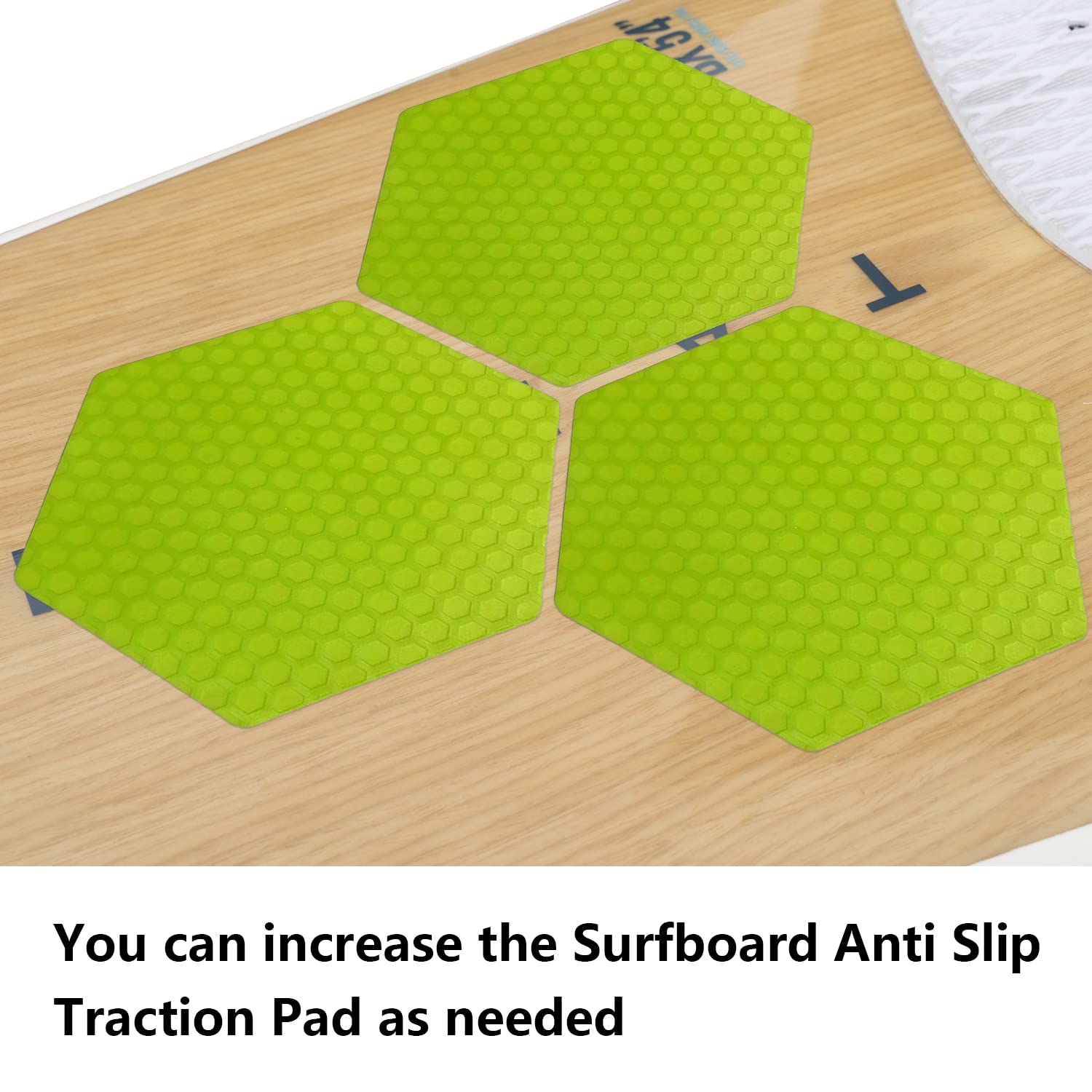 Juego de 10 almohadillas de tracción antideslizantes para tablas de surf – Verde